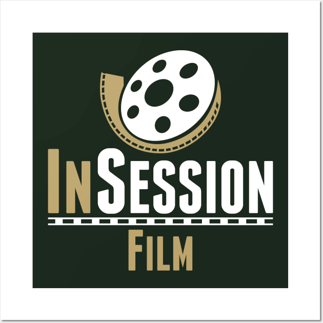 InSession Film Gold and White Logo Wall Art by InSession Film